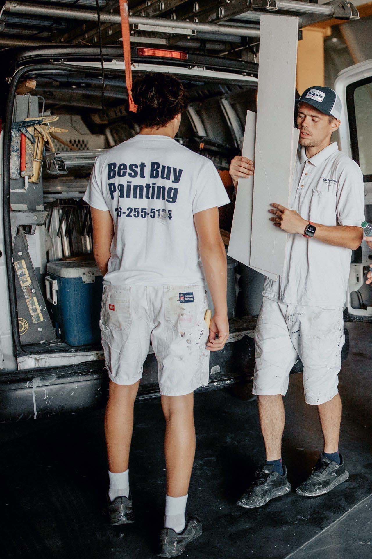 best buy painting crew loading