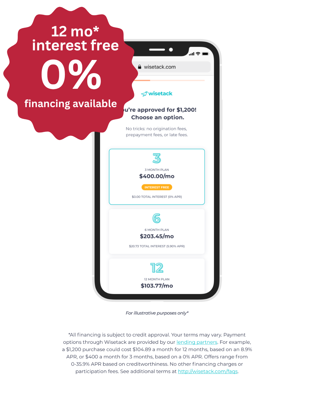 12 mo interest free financing on painting projects cleveland with wisetack